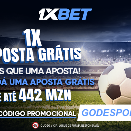 Recebe aposta grátis todas as semanas com o novo bónus da 1xBet!