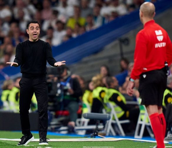 LaLiga ‘vergonhosa’ não tem tecnologia na linha do gol, diz técnico do Barça, Xavi