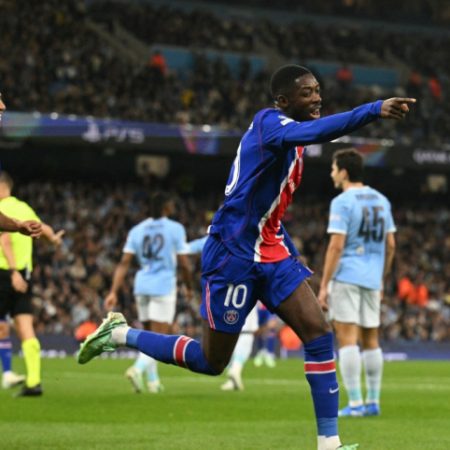 PSG supera o Manchester City em jogo emocionante da Liga dos Campeões.