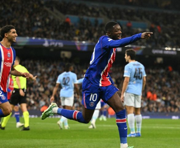 PSG supera o Manchester City em jogo emocionante da Liga dos Campeões.